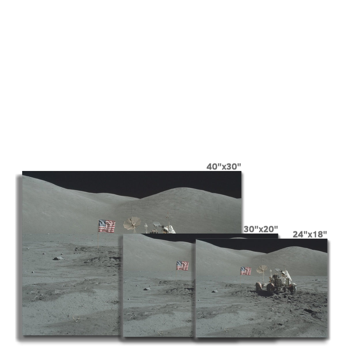 Lunar Buggy - Apollo 17 Canvas