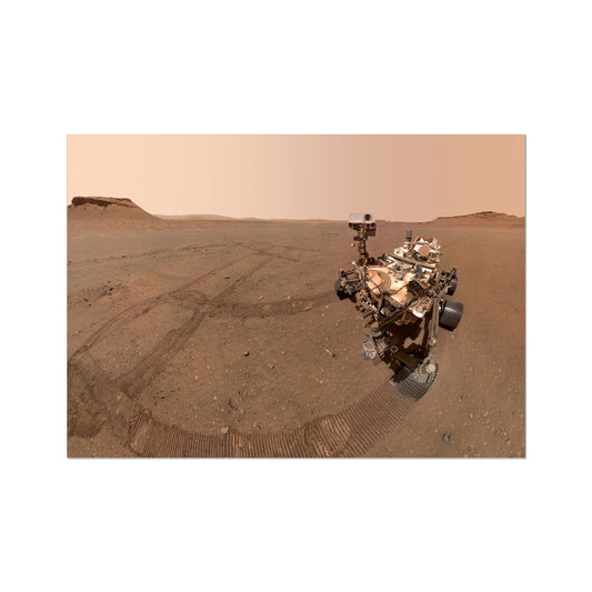 Mars : Perseverance Selfie Wall Art Poster